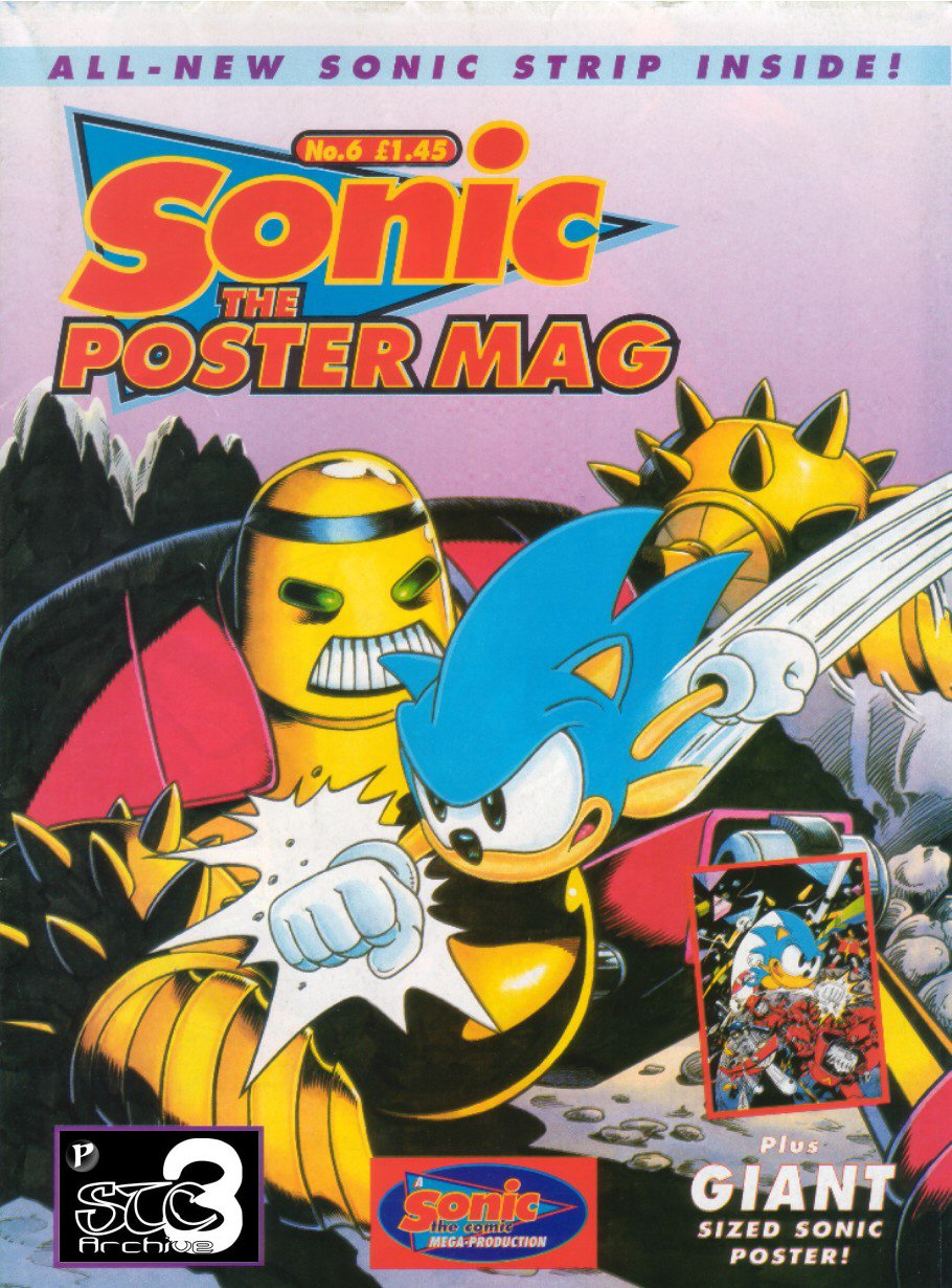 Sonic the Poster Mag - Issue #06 Comic cover page